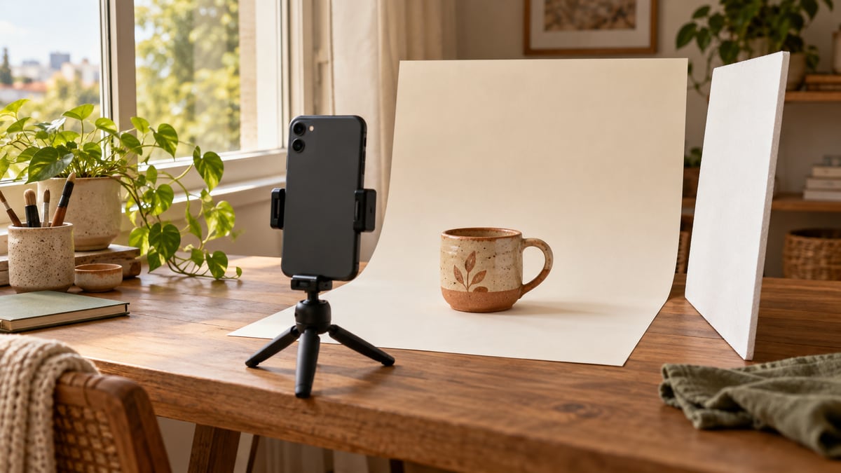 Como fotografar produtos com o celular para anunciar: luz, detalhes e medidas