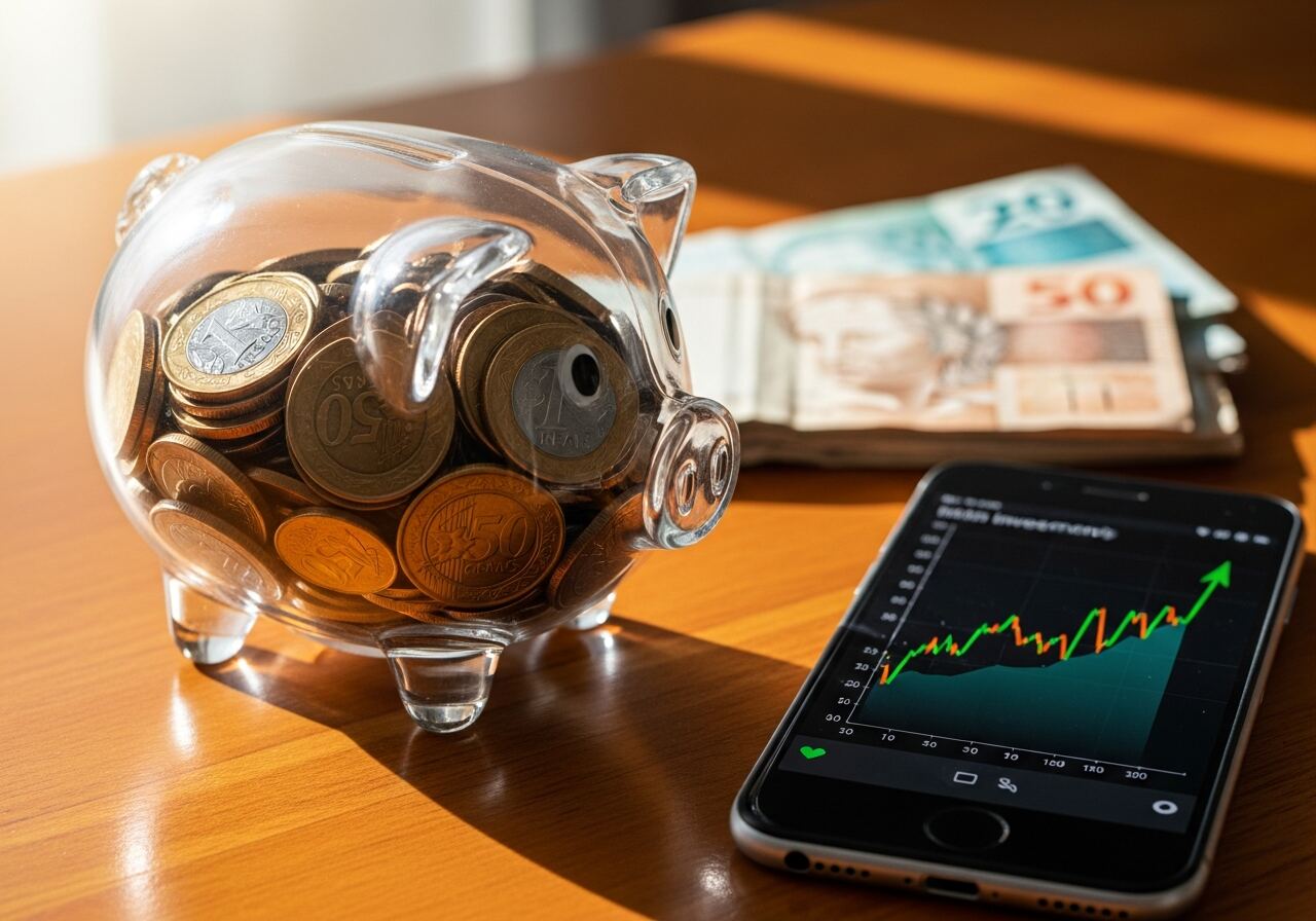 Como investir com pouco dinheiro em 2026: do zero ao primeiro CDB